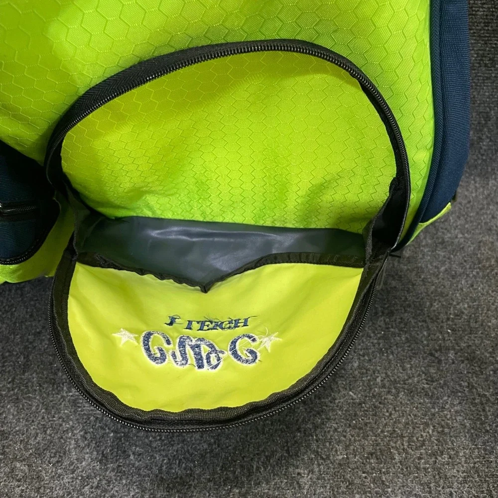 Boombah G360 Tyro‎ Lime Green/Navy Baseball / Softball BatPack Bat Bag Backpack